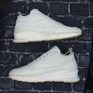FILLING PIECES Platform Zipper Leather Sneakers